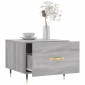 vidaXL Τραπεζάκια Σαλονιού 2 τεμ Γκρι sonoma 50x50x40 εκ Επεξ. Ξύλο