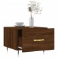 vidaXL Τραπεζάκια Σαλονιού 2 τεμ Brown Oak 50x50x40 εκ Επεξ. Ξύλο