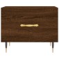 vidaXL Τραπεζάκια Σαλονιού 2 τεμ Brown Oak 50x50x40 εκ Επεξ. Ξύλο