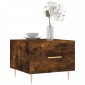 vidaXL Τραπεζάκια Σαλονιού 2 τεμ Καπνιστή Oak 50x50x40 εκ Επεξ. Ξύλο