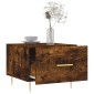 vidaXL Τραπεζάκια Σαλονιού 2 τεμ Καπνιστή Oak 50x50x40 εκ Επεξ. Ξύλο