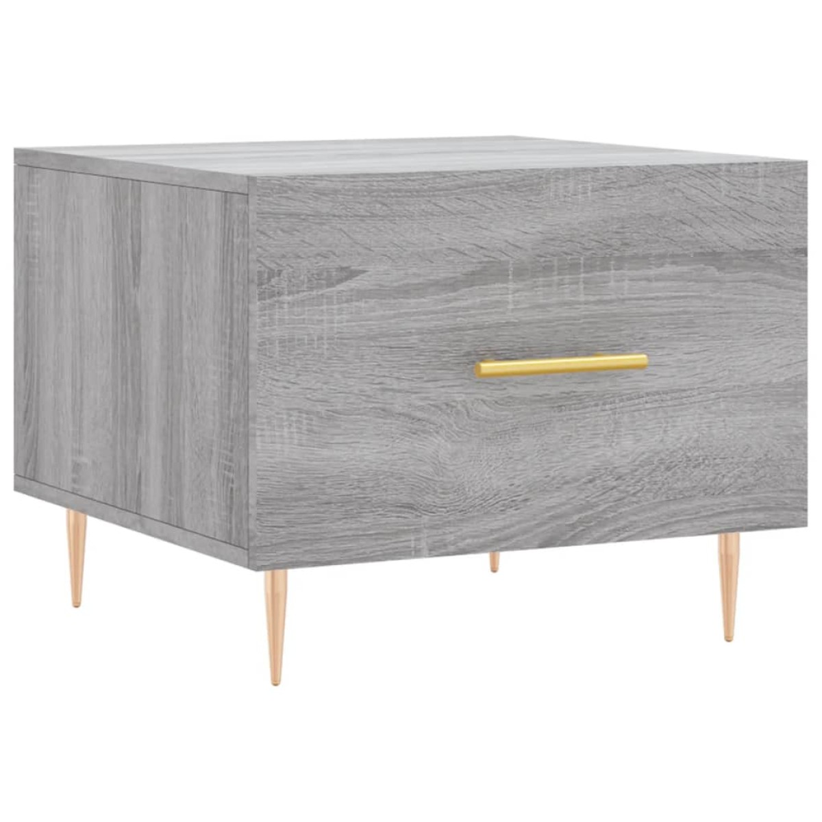 vidaXL Τραπεζάκι Σαλονιού Γκρι Sonoma 50x50x40 εκ. Επεξεργασμένο Ξύλο