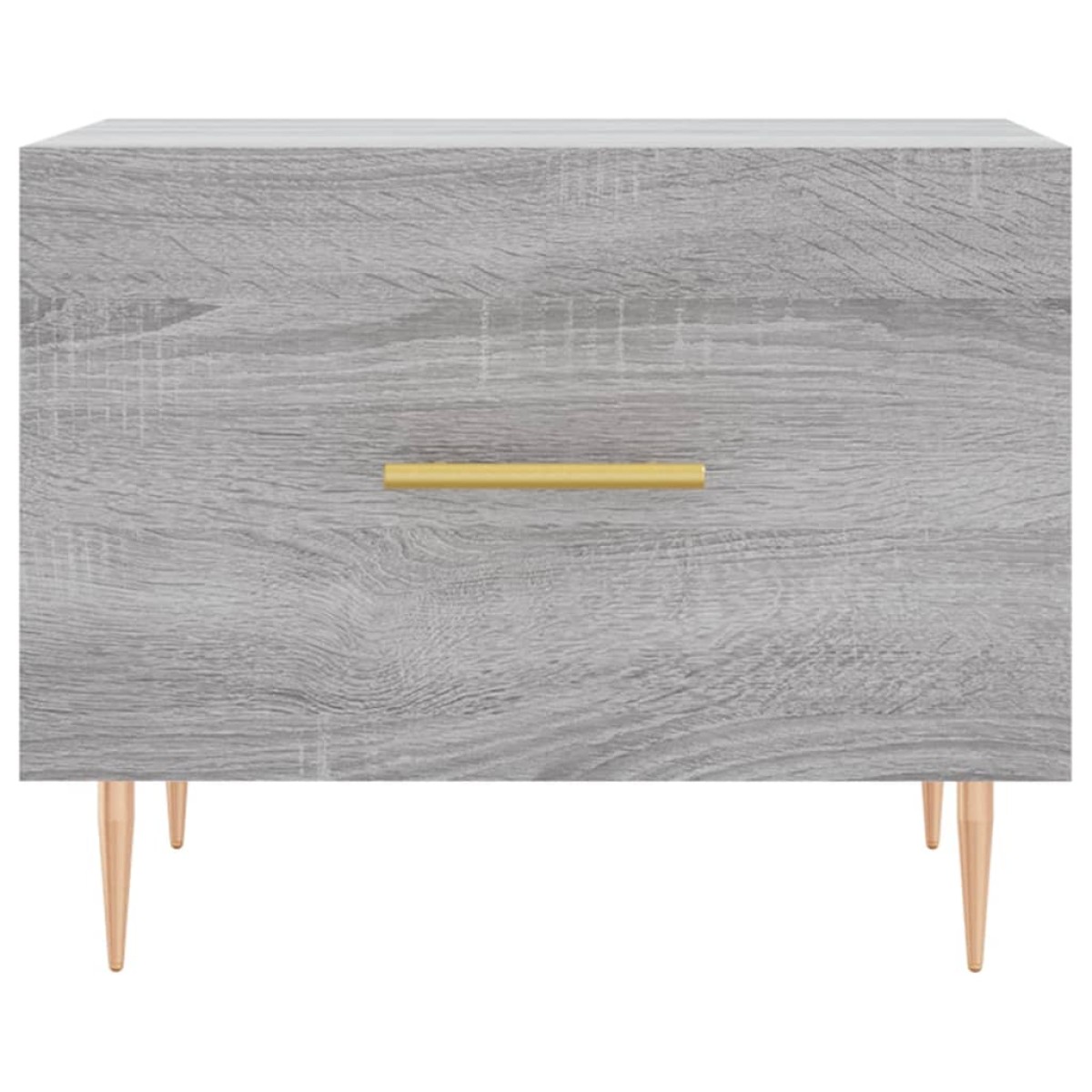 vidaXL Τραπεζάκι Σαλονιού Γκρι Sonoma 50x50x40 εκ. Επεξεργασμένο Ξύλο