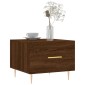 vidaXL Τραπεζάκια Σαλονιού 2 τεμ Brown Oak 50x50x40 εκ Επεξ. Ξύλο