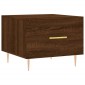 vidaXL Τραπεζάκια Σαλονιού 2 τεμ Brown Oak 50x50x40 εκ Επεξ. Ξύλο