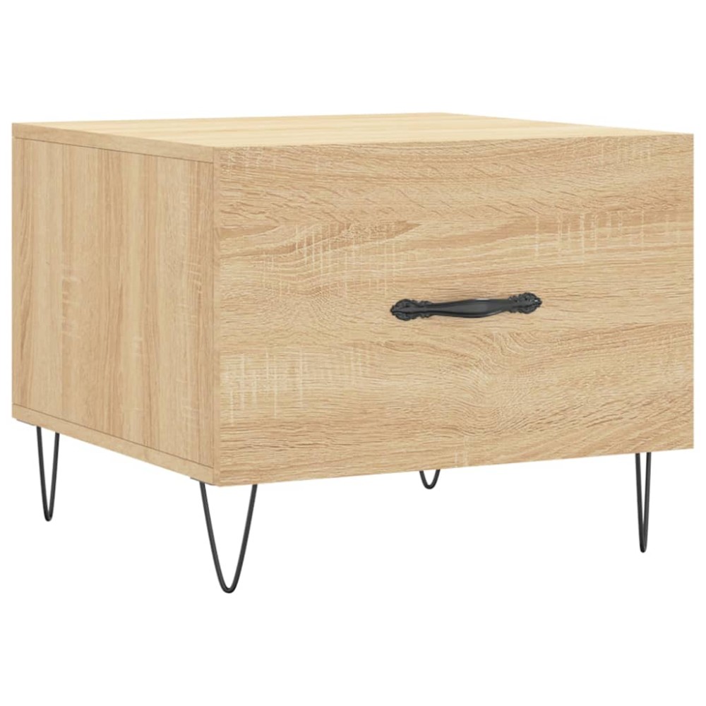 vidaXL Τραπεζάκι Σαλονιού Sonoma Δρυς 50x50x40 εκ. Επεξεργασμένο Ξύλο