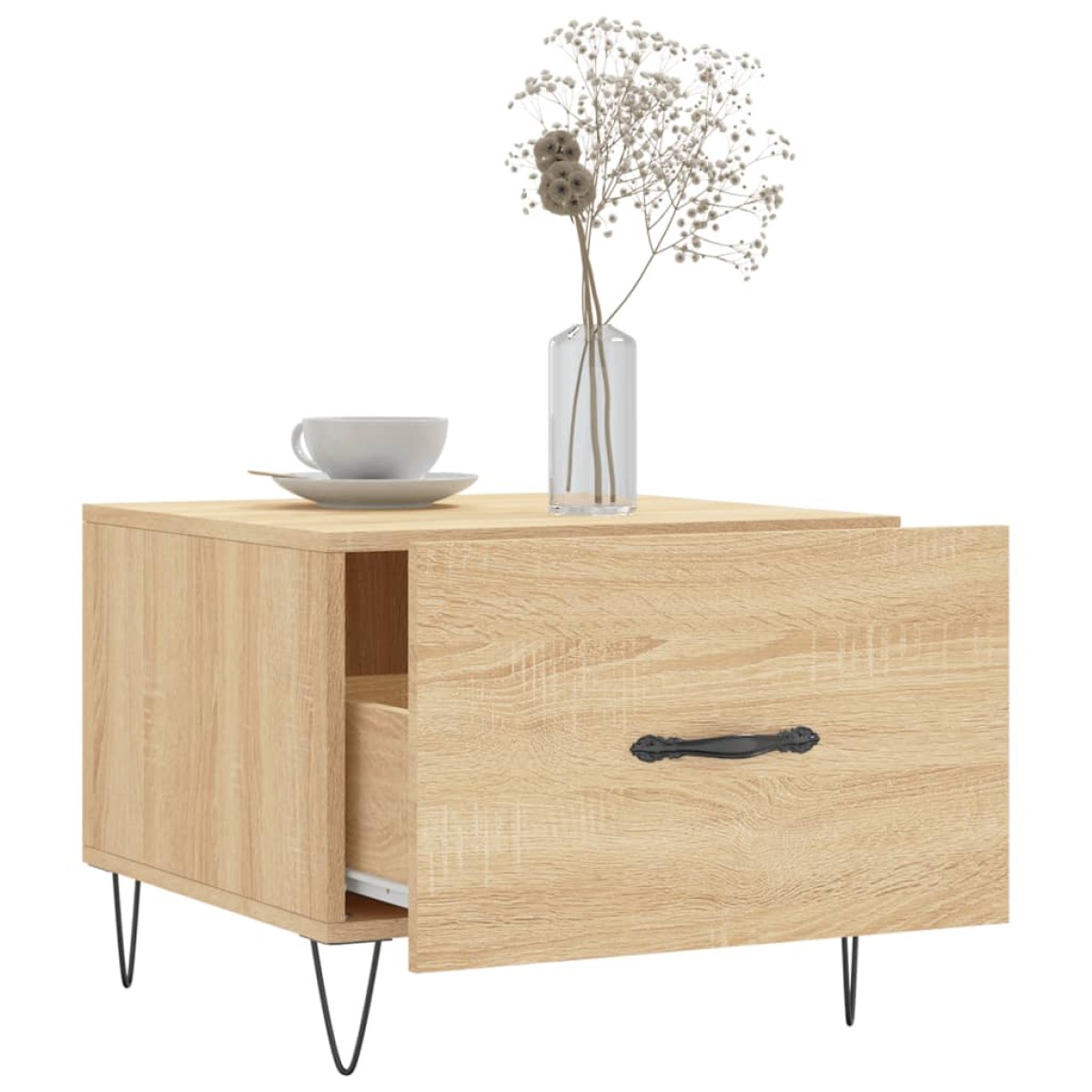 vidaXL Τραπεζάκι Σαλονιού Sonoma Δρυς 50x50x40 εκ. Επεξεργασμένο Ξύλο