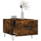 vidaXL Τραπεζάκια Σαλονιού 2 τεμ Καπνιστή Oak 50x50x40 εκ Επεξ. Ξύλο
