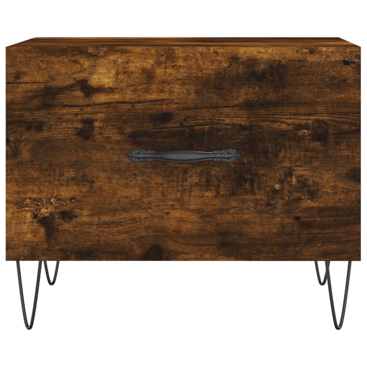 vidaXL Τραπεζάκια Σαλονιού 2 τεμ Καπνιστή Oak 50x50x40 εκ Επεξ. Ξύλο