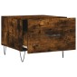 vidaXL Τραπεζάκια Σαλονιού 2 τεμ Καπνιστή Oak 50x50x40 εκ Επεξ. Ξύλο