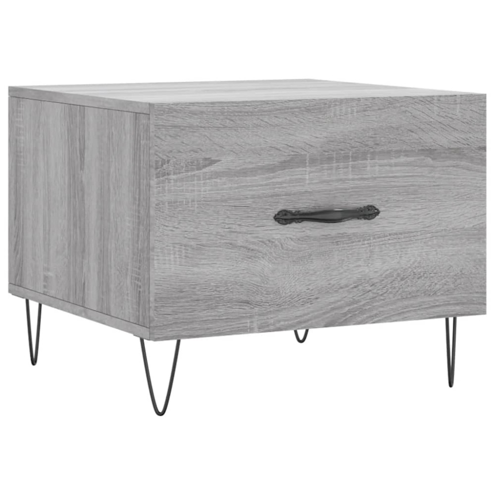 vidaXL Τραπεζάκι Σαλονιού Γκρι Sonoma 50x50x40 εκ. Επεξεργασμένο Ξύλο
