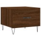 vidaXL Τραπεζάκια Σαλονιού 2 τεμ Brown Oak 50x50x40 εκ Επεξ. Ξύλο