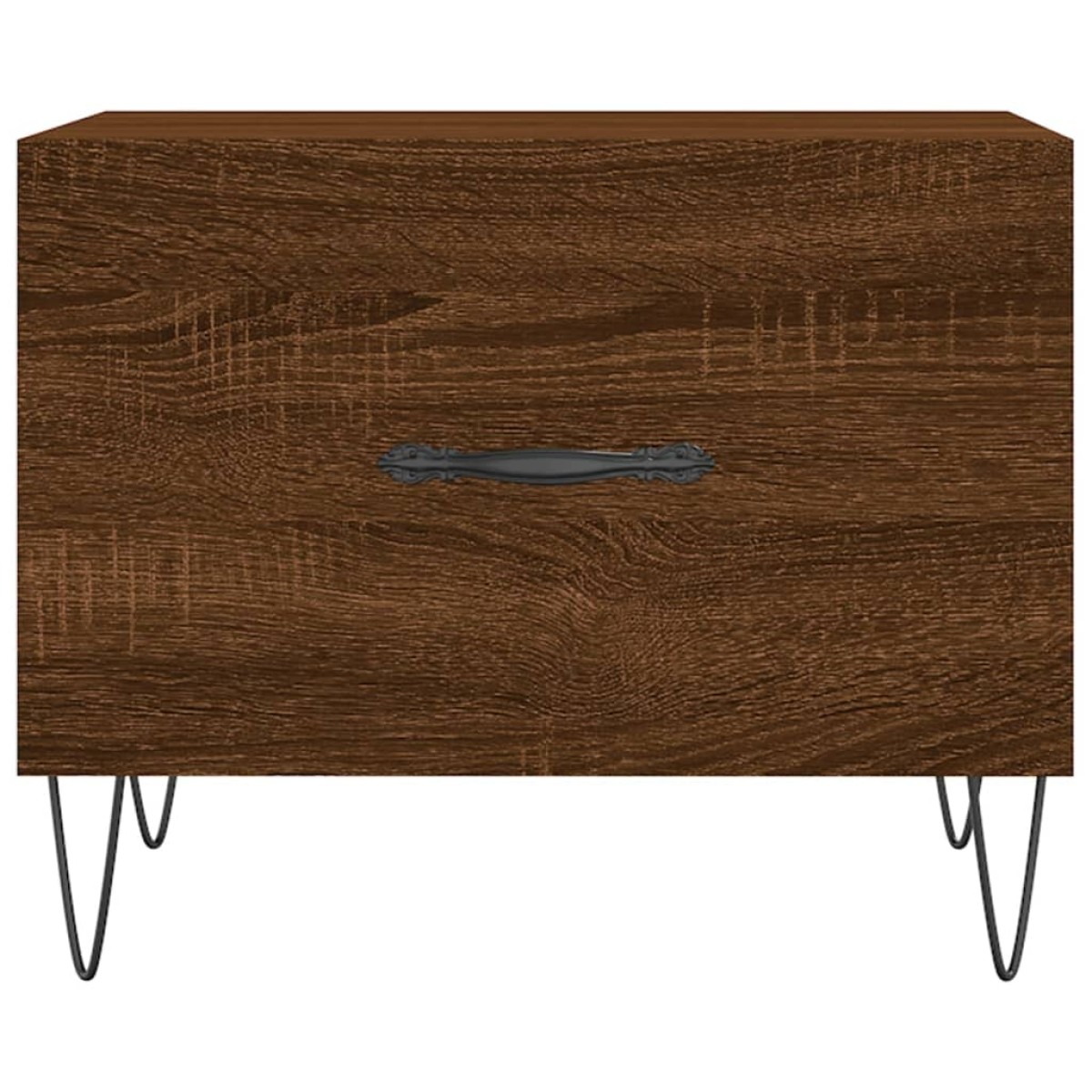 vidaXL Τραπεζάκια Σαλονιού 2 τεμ Brown Oak 50x50x40 εκ Επεξ. Ξύλο