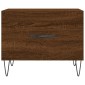 vidaXL Τραπεζάκια Σαλονιού 2 τεμ Brown Oak 50x50x40 εκ Επεξ. Ξύλο