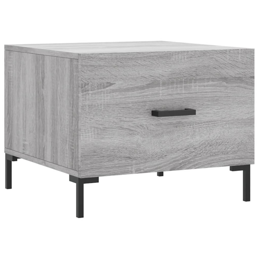 vidaXL Τραπεζάκι Σαλονιού Γκρι Sonoma 50x50x40 εκ. Επεξεργασμένο Ξύλο