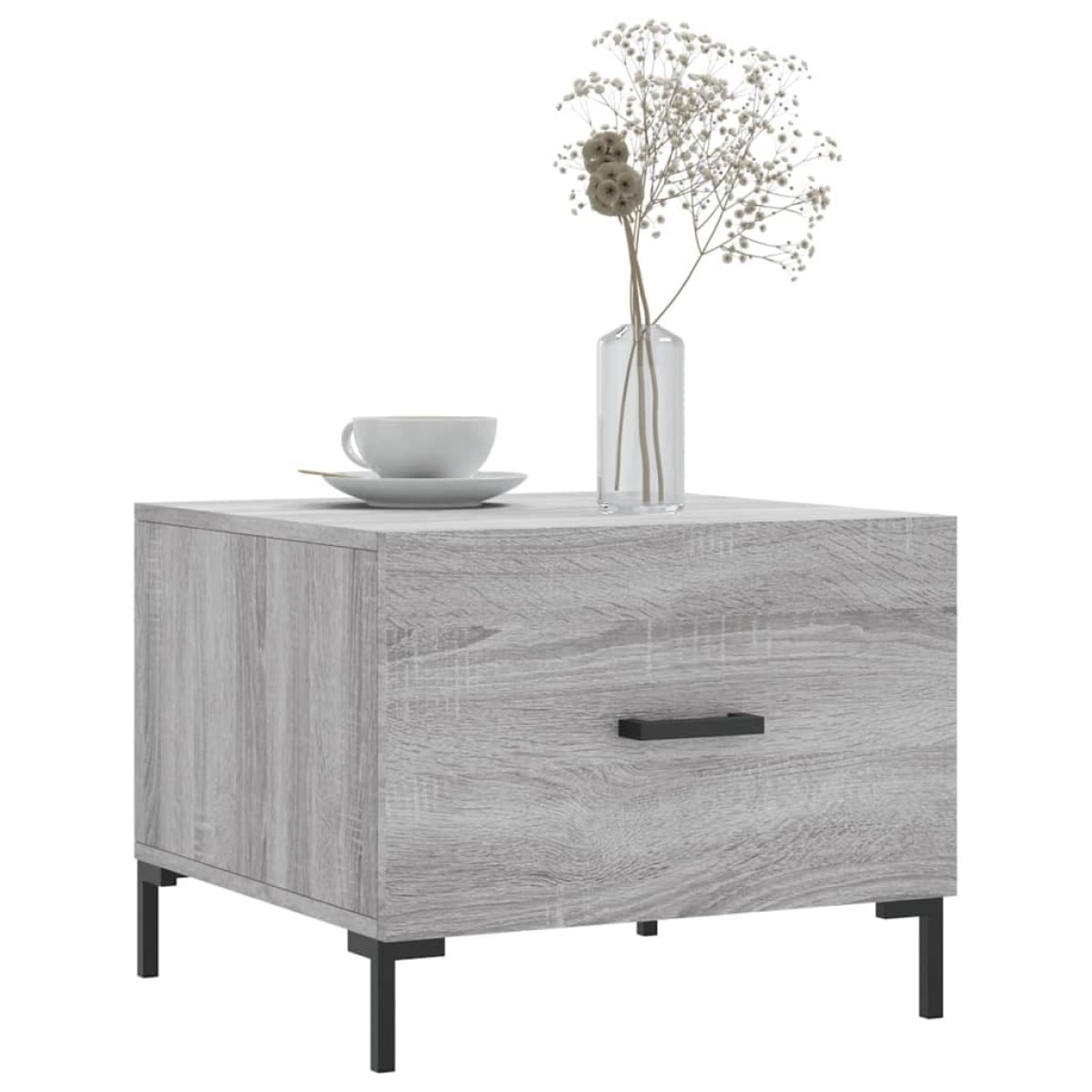 vidaXL Τραπεζάκι Σαλονιού Γκρι Sonoma 50x50x40 εκ. Επεξεργασμένο Ξύλο