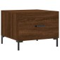 vidaXL Τραπεζάκια Σαλονιού 2 τεμ Brown Oak 50x50x40 εκ Επεξ. Ξύλο