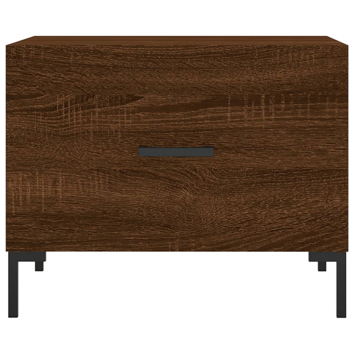 vidaXL Τραπεζάκια Σαλονιού 2 τεμ Brown Oak 50x50x40 εκ Επεξ. Ξύλο