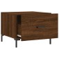 vidaXL Τραπεζάκια Σαλονιού 2 τεμ Brown Oak 50x50x40 εκ Επεξ. Ξύλο