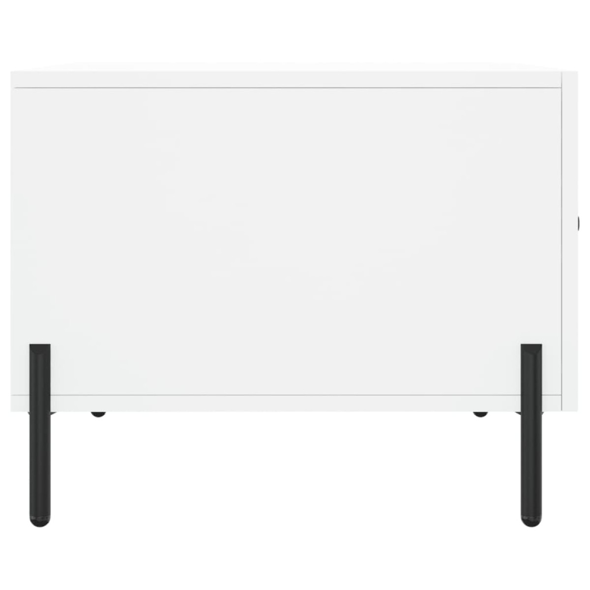 vidaXL Τραπεζάκι Σαλονιού Λευκό 50 x 50 x 40 εκ. από Επεξεργ. Ξύλο