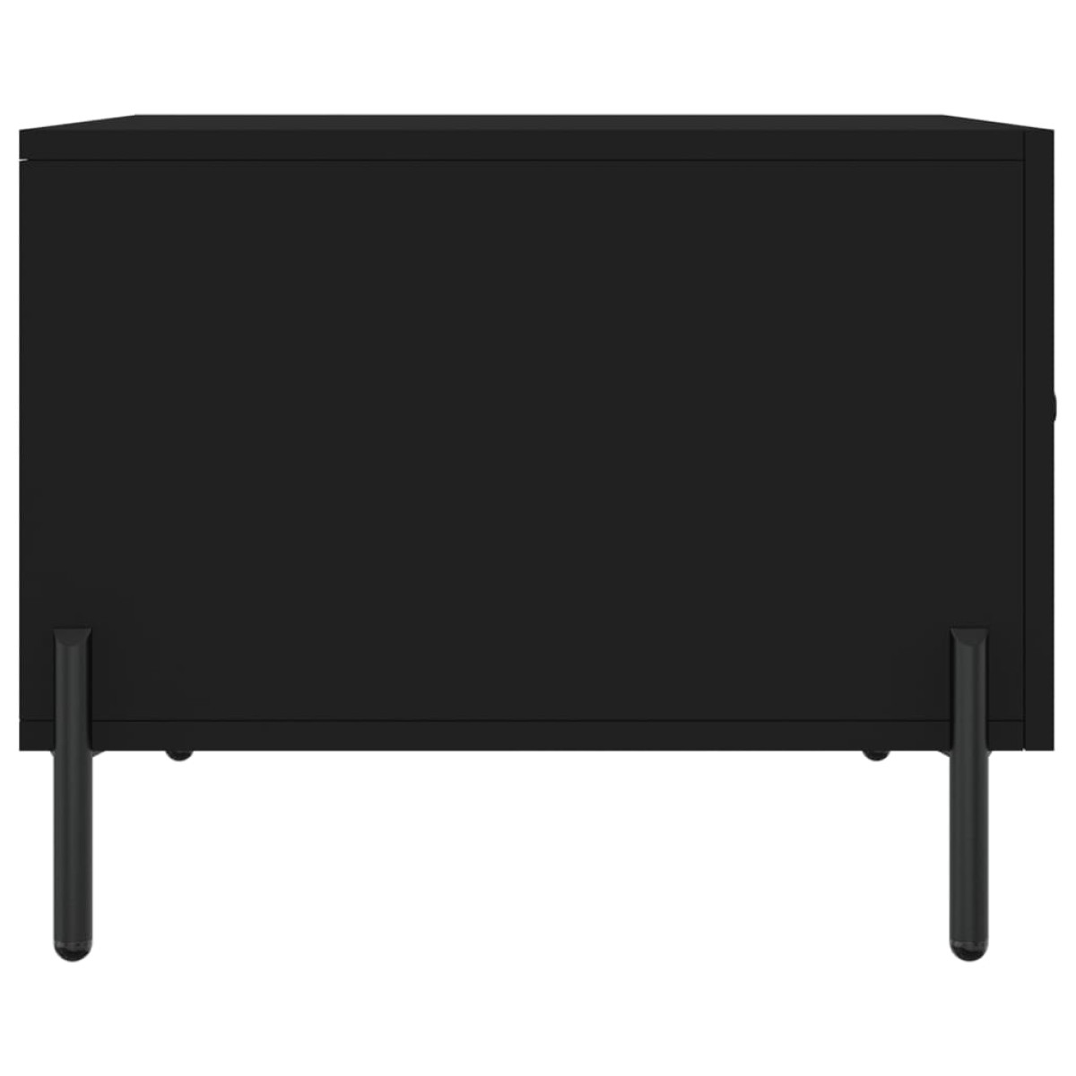vidaXL Τραπεζάκι Σαλονιού Μαύρο 50x50x40 εκ. από Επεξεργασμένο Ξύλο