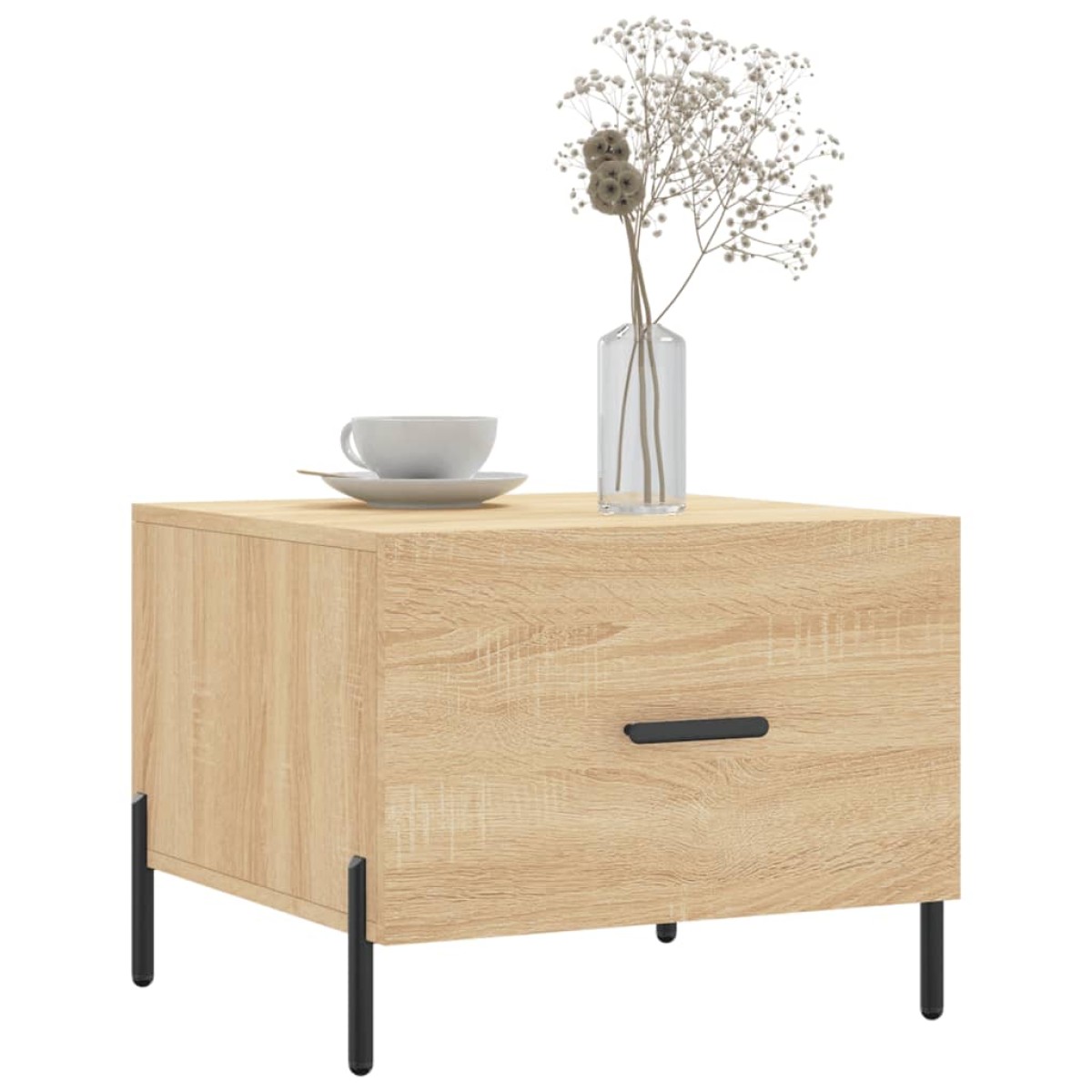 vidaXL Τραπεζάκι Σαλονιού Sonoma Δρυς 50x50x40 εκ. Επεξεργασμένο Ξύλο