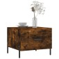 vidaXL Τραπεζάκια Σαλονιού 2 τεμ Καπνιστή Oak 50x50x40 εκ Επεξ. Ξύλο