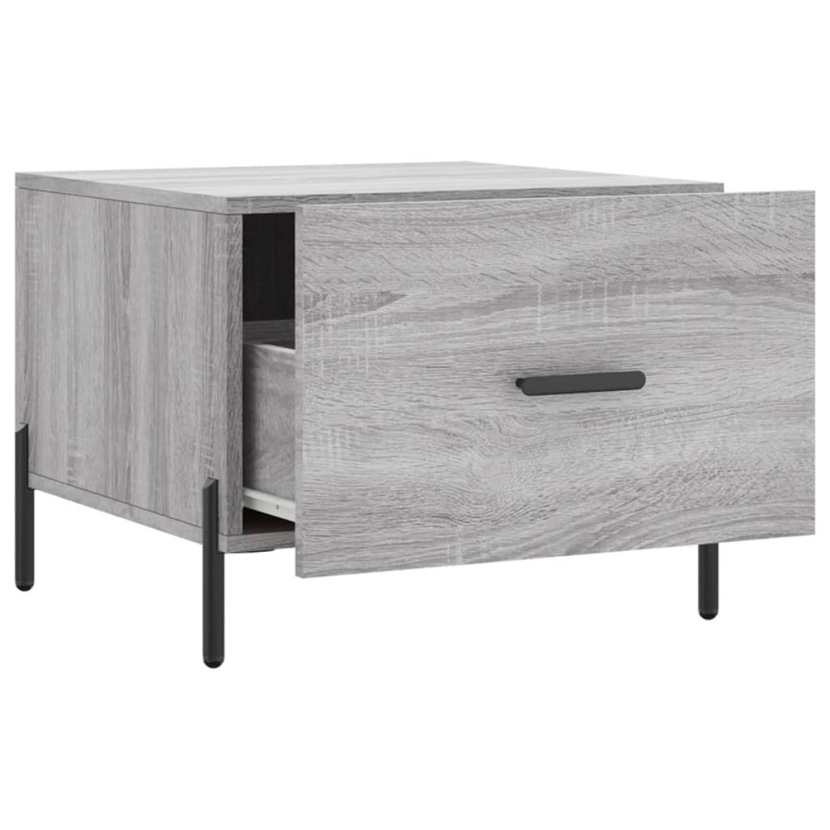 vidaXL Τραπεζάκια Σαλονιού 2 τεμ Γκρι sonoma 50x50x40 εκ Επεξ. Ξύλο