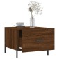vidaXL Τραπεζάκια Σαλονιού 2 τεμ Brown Oak 50x50x40 εκ Επεξ. Ξύλο