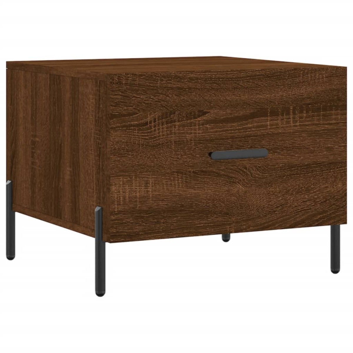 vidaXL Τραπεζάκια Σαλονιού 2 τεμ Brown Oak 50x50x40 εκ Επεξ. Ξύλο