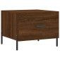 vidaXL Τραπεζάκια Σαλονιού 2 τεμ Brown Oak 50x50x40 εκ Επεξ. Ξύλο