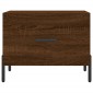 vidaXL Τραπεζάκια Σαλονιού 2 τεμ Brown Oak 50x50x40 εκ Επεξ. Ξύλο