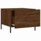 vidaXL Τραπεζάκια Σαλονιού 2 τεμ Brown Oak 50x50x40 εκ Επεξ. Ξύλο