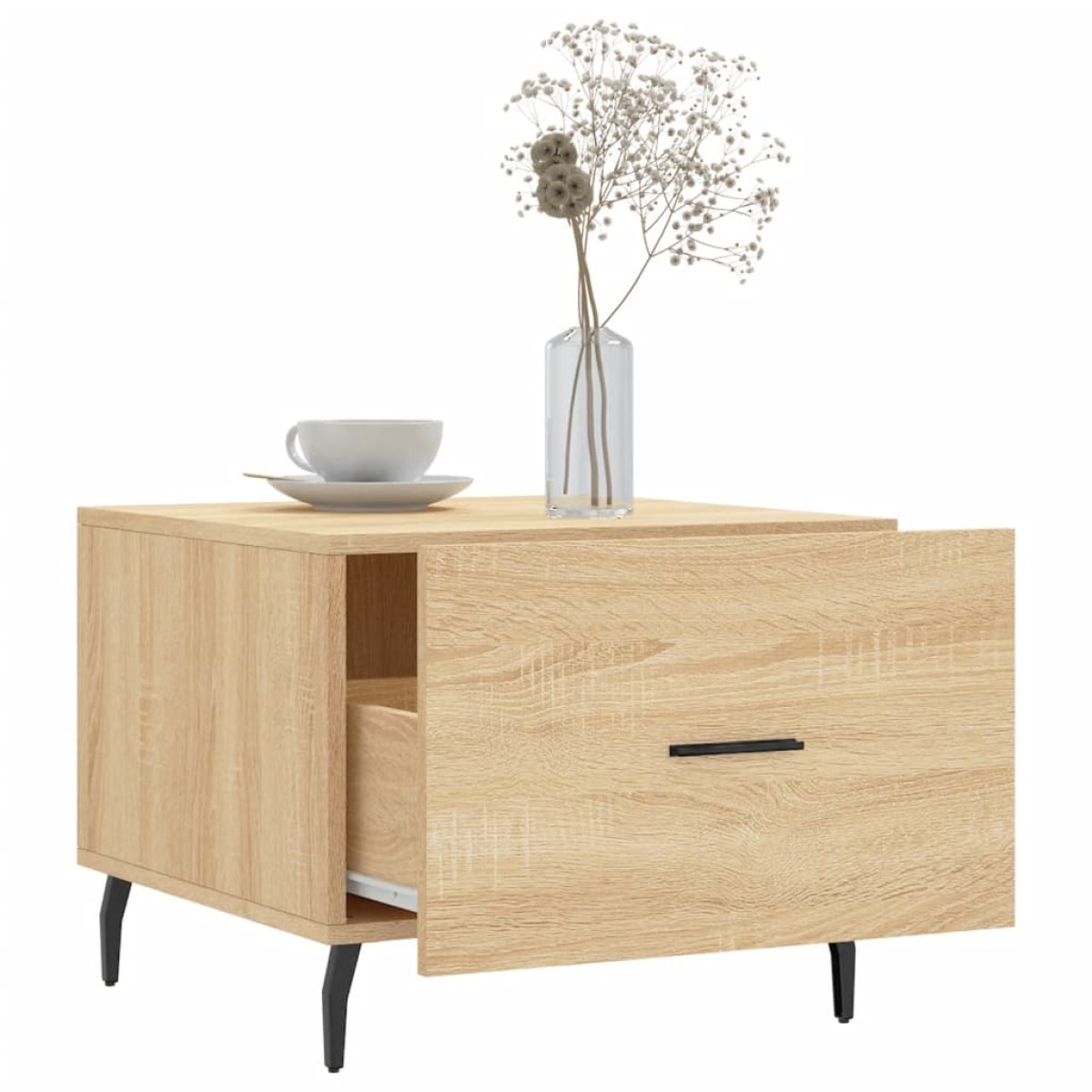 vidaXL Τραπεζάκια Σαλονιού 2 τεμ Sonoma Δρυς 50x50x40 εκ Επεξ. Ξύλο
