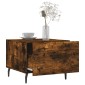 vidaXL Τραπεζάκια Σαλονιού 2 τεμ Καπνιστή Oak 50x50x40 εκ Επεξ. Ξύλο