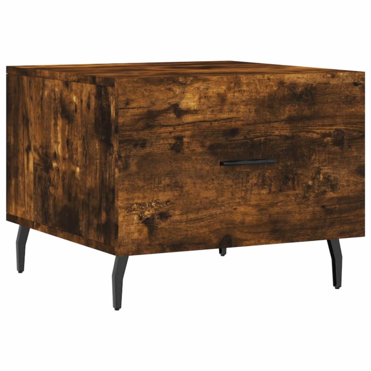 vidaXL Τραπεζάκια Σαλονιού 2 τεμ Καπνιστή Oak 50x50x40 εκ Επεξ. Ξύλο