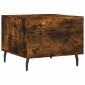 vidaXL Τραπεζάκια Σαλονιού 2 τεμ Καπνιστή Oak 50x50x40 εκ Επεξ. Ξύλο