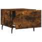 vidaXL Τραπεζάκια Σαλονιού 2 τεμ Καπνιστή Oak 50x50x40 εκ Επεξ. Ξύλο