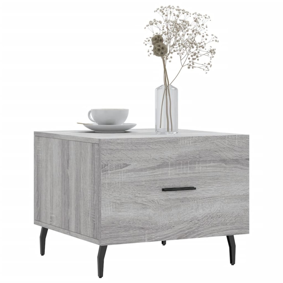 vidaXL Τραπεζάκι Σαλονιού Γκρι Sonoma 50x50x40 εκ. Επεξεργασμένο Ξύλο