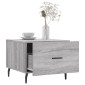 vidaXL Τραπεζάκι Σαλονιού Γκρι Sonoma 50x50x40 εκ. Επεξεργασμένο Ξύλο