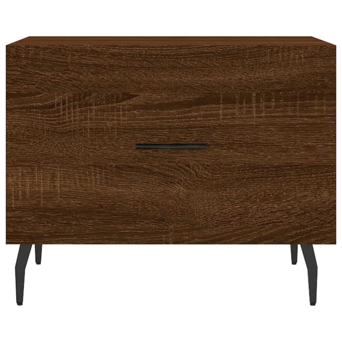 vidaXL Τραπεζάκια Σαλονιού 2 τεμ Brown Oak 50x50x40 εκ Επεξ. Ξύλο