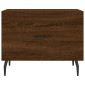 vidaXL Τραπεζάκια Σαλονιού 2 τεμ Brown Oak 50x50x40 εκ Επεξ. Ξύλο