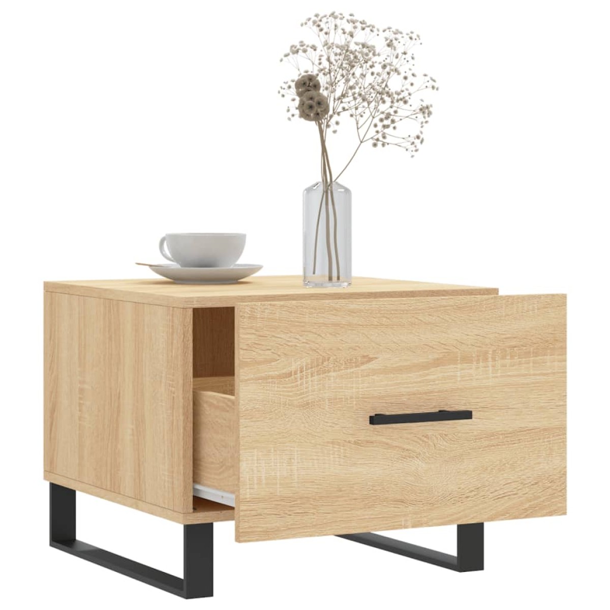 vidaXL Τραπεζάκια Σαλονιού 2 τεμ Sonoma Δρυς 50x50x40 εκ Επεξ. Ξύλο