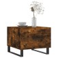 vidaXL Τραπεζάκια Σαλονιού 2 τεμ Καπνιστή Oak 50x50x40 εκ Επεξ. Ξύλο