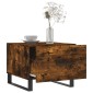 vidaXL Τραπεζάκια Σαλονιού 2 τεμ Καπνιστή Oak 50x50x40 εκ Επεξ. Ξύλο