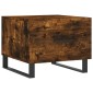 vidaXL Τραπεζάκια Σαλονιού 2 τεμ Καπνιστή Oak 50x50x40 εκ Επεξ. Ξύλο