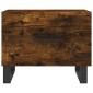 vidaXL Τραπεζάκια Σαλονιού 2 τεμ Καπνιστή Oak 50x50x40 εκ Επεξ. Ξύλο