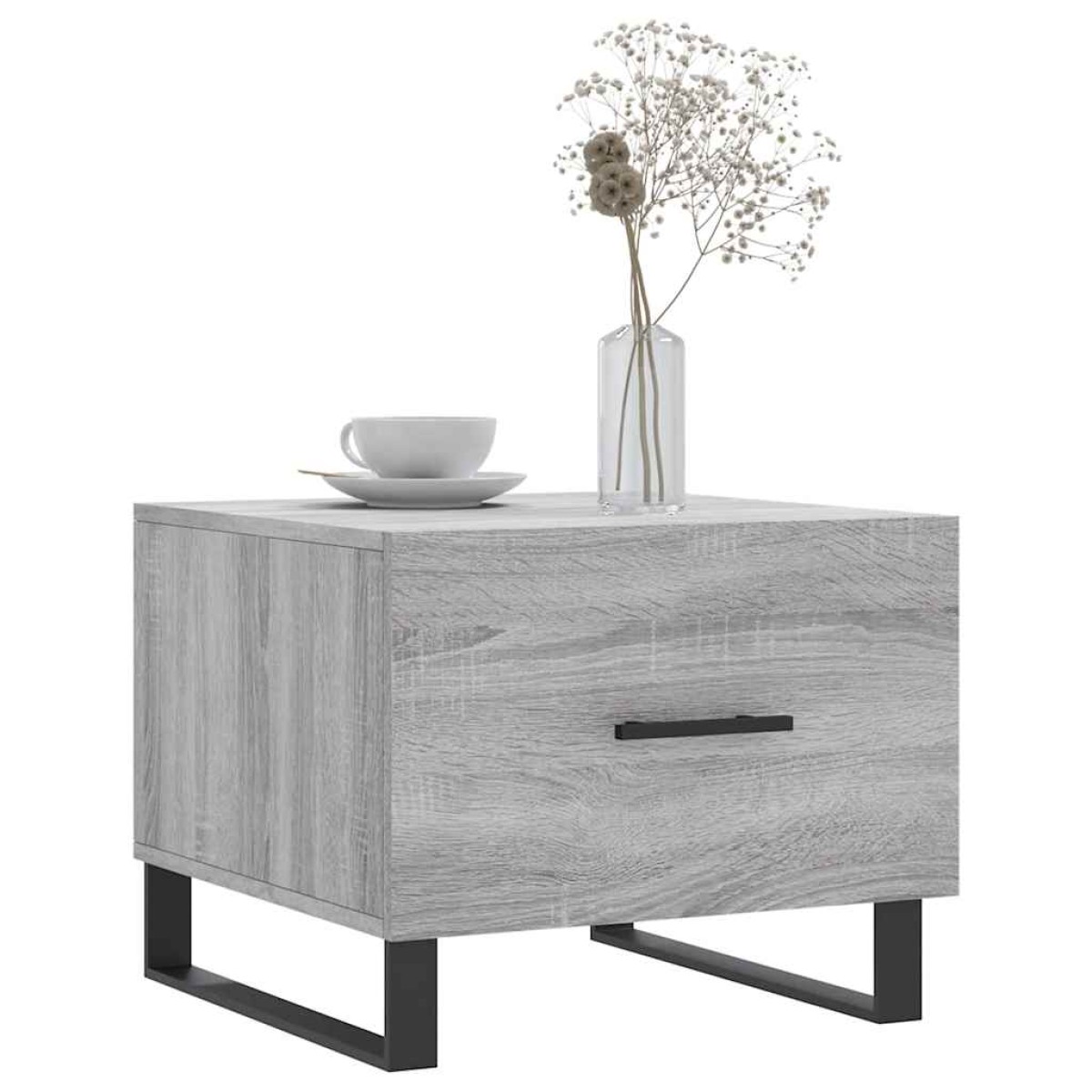 vidaXL Τραπεζάκι Σαλονιού Γκρι Sonoma 50x50x40 εκ. Επεξεργασμένο Ξύλο