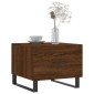 vidaXL Τραπεζάκια Σαλονιού 2 τεμ Brown Oak 50x50x40 εκ Επεξ. Ξύλο