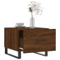 vidaXL Τραπεζάκια Σαλονιού 2 τεμ Brown Oak 50x50x40 εκ Επεξ. Ξύλο